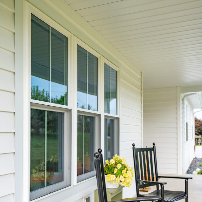 ProVia window installation by Grace Family Roofing.