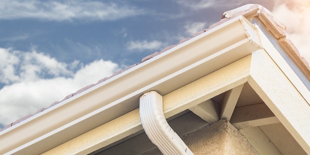 Installed seamless gutter and downspout on a home in York County.